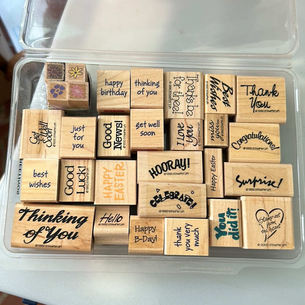 Stampin’ Up Great Greetings Rubber Stamps